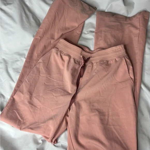 Figs Pink Sand Cordova Flare Scrub Pants - Picture 6 of 9